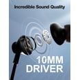 thumbnail image 5 of Rythflo Bluetooth Headphones,V5.2 Wireless Bluetooth Earbuds w/Mic in-Ear Magnetic Neckband Earphone 30Hrs Playtime, IPX7 Sweatproof Deep Bass Headset for Phone Call Music Sports, 5 of 5