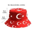 thumbnail image 3 of 2026 New National Flag Bucket Hat, Unisex Breathable Sun Protection Hat, Packable Wide Brim Fisherman Cap for Soccer Fans Outdoor Hiking Travel, 3 of 6