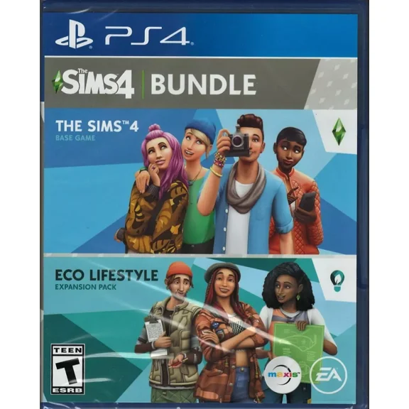 The Sims 4 Plus Eco Lifestyle Bundle PS4 (Brand New Factory Sealed ) P