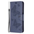 thumbnail image 5 of Wallet Case for Samsung Galaxy A13 5G, Butterflies Pattern Luxury PU Leather Card Slots Holder Magnetic Flip Folio Cover with Kickstand Soft Silicone Shockproof Protective Case,Blue, 5 of 6