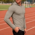 thumbnail image 6 of JTSRKL Full Zip UPF50+ Hoodie for Men Lightweight Silky Smooth Long Sleeve Sun Protection Jacket Breathable Fishing Shirts with Pockets Black L, 6 of 9