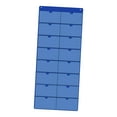 thumbnail image 4 of Calendario de bolsillo para aula, calendario mensual vacío en blanco con 16 bolsillos Azul, 4 of 6