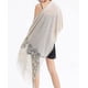 thumbnail image 5 of BRILLAR Pashmina de encaje elegante para bufandas de boda para mujer, 5 of 5