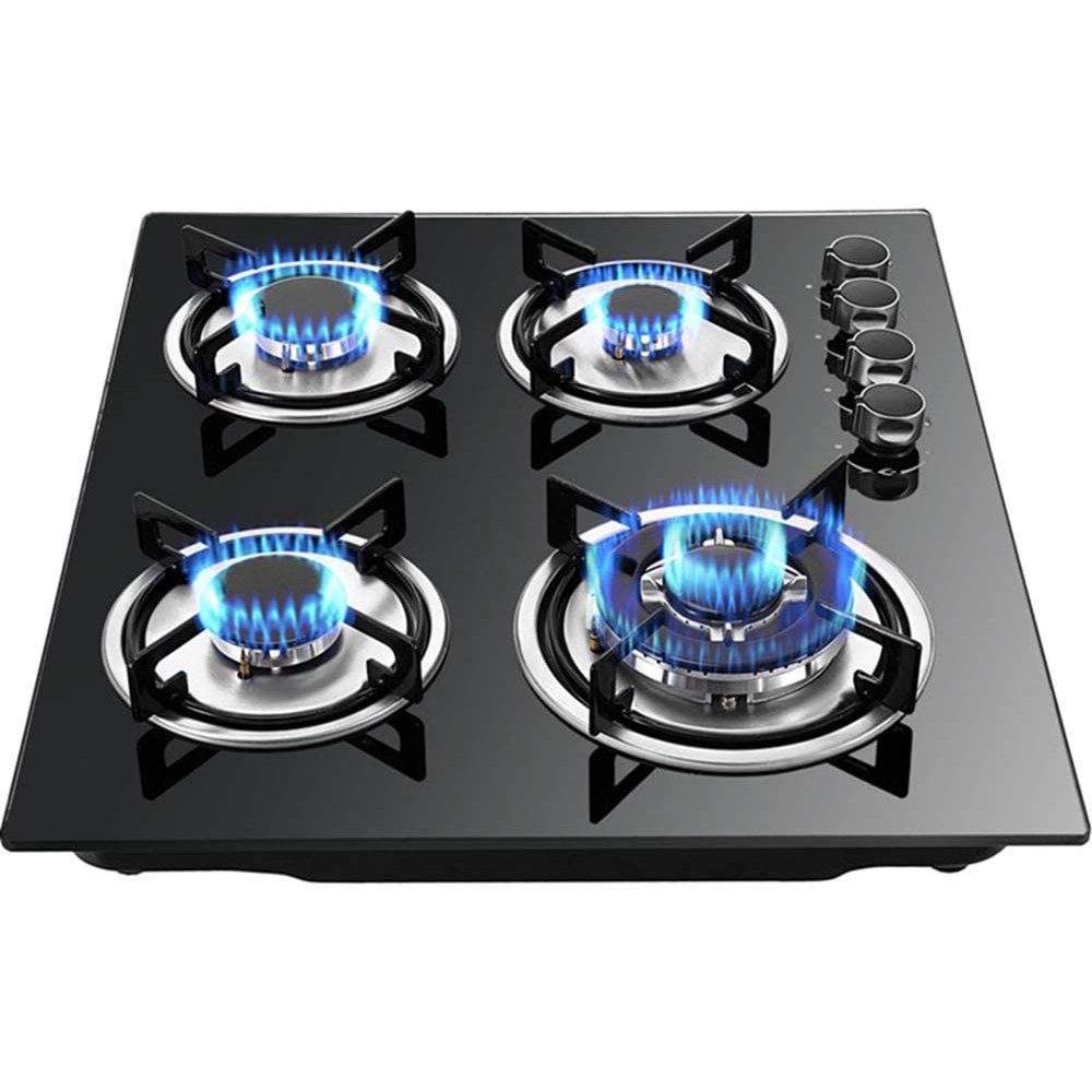 Anqidi 23 in Builtin Gas Cook Cooktop Stove LPG/NG Gas Hob Countertop