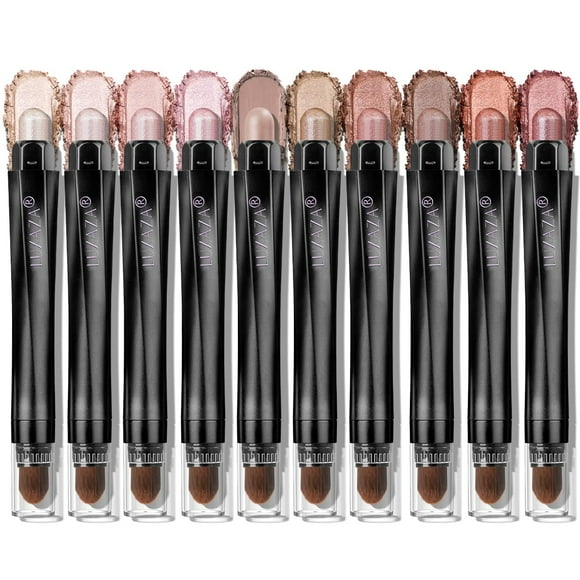 Barra de sombra de ojos LUXAZA PRO Love's Gifts Shimmer & Matte, 10 unidades