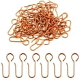thumbnail image 1 of 60 ganchos para riel de cortina en forma de S, ganchos de metal para cortina de ducha, ganchos de alambre para riel de cortina de techo, riel de cortina de ducha, cortinas de cama colgantes, 1 of 5