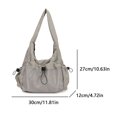 thumbnail image 2 of Hombro para Mujeres Múltiples Bolsas Desplazamiento Múltiple Vagabundo (gris Claro), 2 of 8
