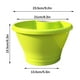 thumbnail image 2 of Macetas de plástico para interiores y exteriores, para balcones, bajantes, para plantar verduras, cestas verdes, jardineras grandes de pared, macetas pequeñas para hoteles., 2 of 7