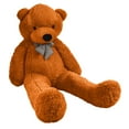 thumbnail image 2 of 55" Giant Teddy Bear, Lifesize Stuffed Animal with Bow Tie, Extra Large Plush Bear Doll for Birthday, Valentine's Gift, 2 of 8