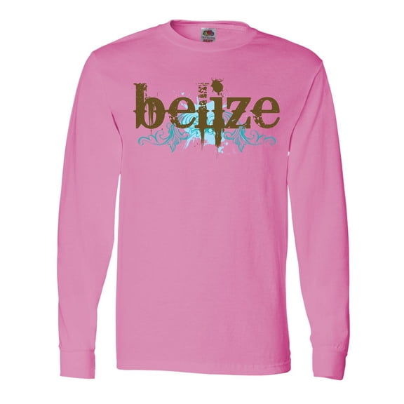 Inktastic Belize Country Grunge Shirts Long Sleeve T-Shirt