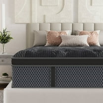 Behost 10 Inch Queen Mattress in a Box, CertiPUR-US Memory Foam & Pocket Spings Medium Firm Hybrid Bed Mattress for Sleep