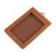 thumbnail image 2 of Estuche vertical de cuero PU de doble cara para porta credencial de identificación, ideal para viajes, compras escolares, 2 of 9