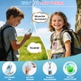 thumbnail image 6 of ZealSound Video Walkie Talkies for Age 3-12 Boys Girls, 2 Pack Walkie Talkies with Screen, Voice Effects, Indoor Outdoor Toys for Family Games, Camping, Hiking, Christmas Birthday Gifts (Blue/Pink), 6 of 10