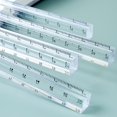 thumbnail image 3 of Straight Ruler Plastic Ruler Accurate Mathematics Ruler 1cm Thickness for Kids 15 for cm, 3 of 6