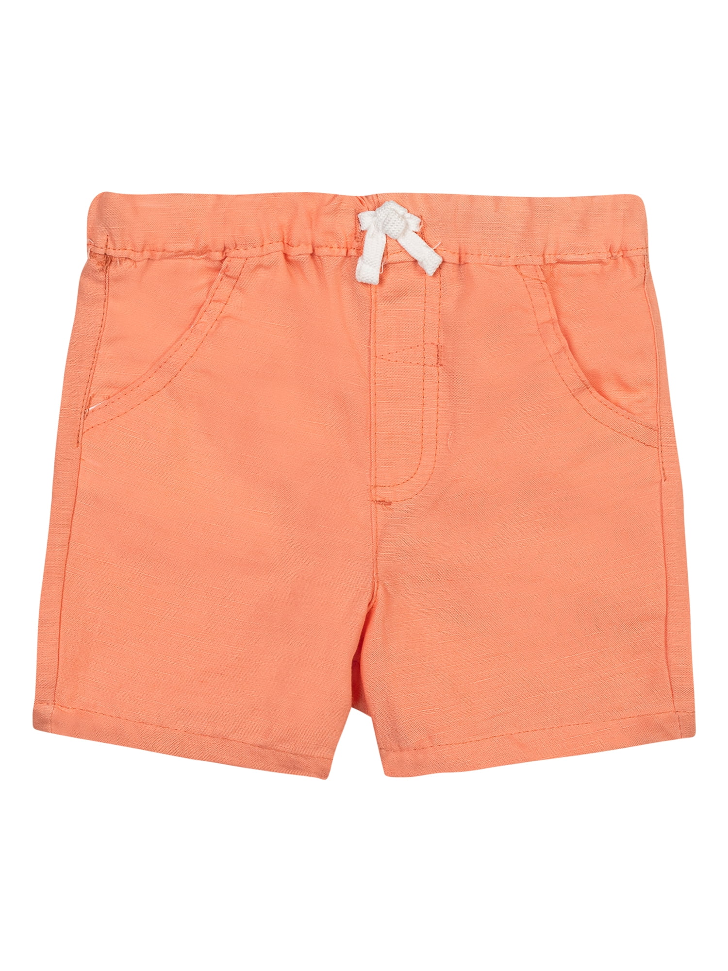 Little Lad Newborn Boys' Short Sleeve Shirt and Short, 2-Piece Set, Sizes 0-3M-6-9M
