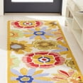 thumbnail image 4 of SAFAVIEH Four Seasons Rhetta Geometric Runner Rug, Ivory/Brown, 2' x 6', 4 of 6