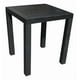 thumbnail image 1 of Mesa De Exterior Plastico Tipo Rattan Cuadrada Reforzada Negro, 1 of 6
