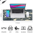 thumbnail image 5 of Dark Mountain-type Ocean Waves&nbsp;mouse Padswaterproofwashable&nbsp;for Office Home Work GamingmousematRubber Base Mousepad with Stitched Edges 31.5x11.8inches, 5 of 7