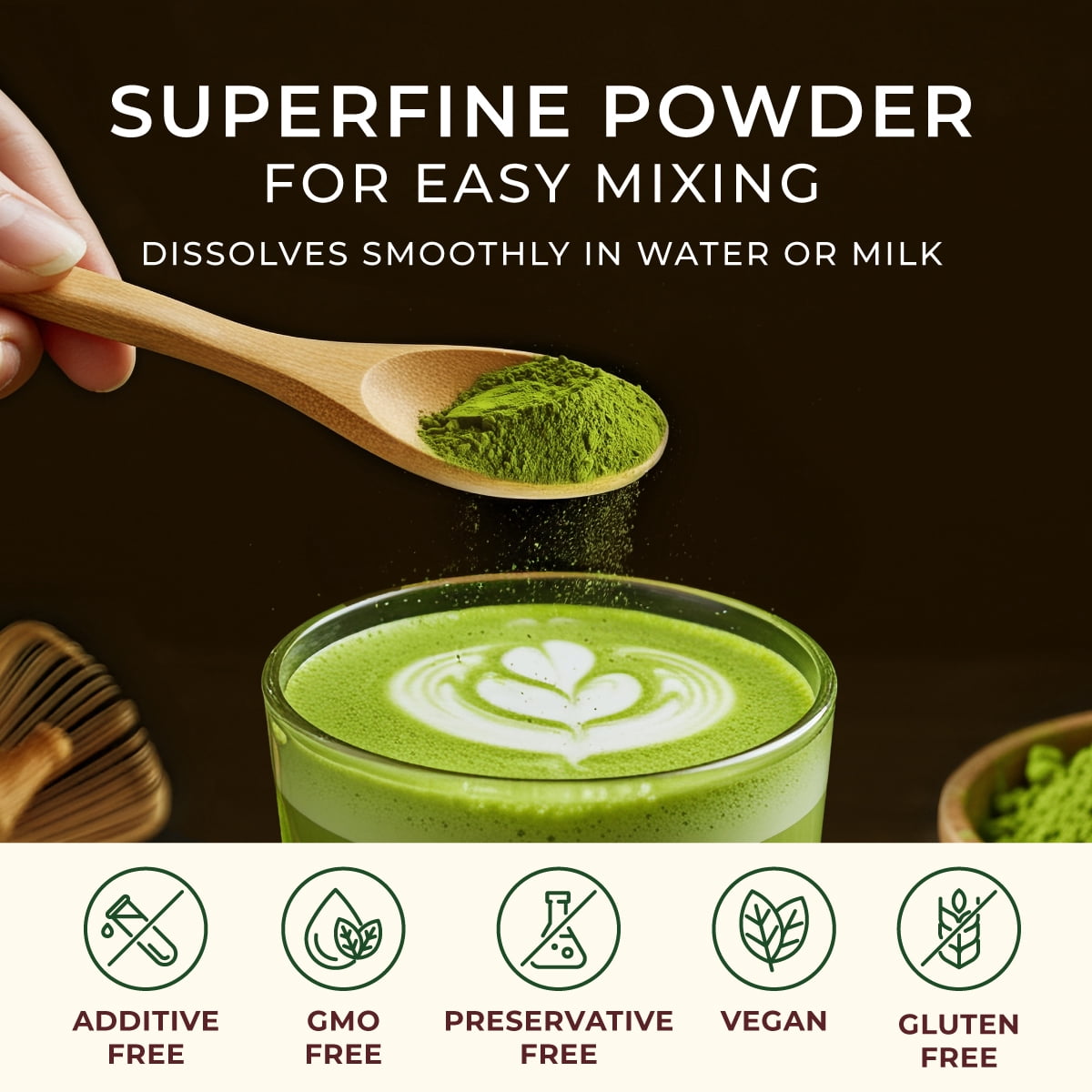 Gya Tea Co Matcha Powder 1.1lb (17.64 Oz) - Authentic Japanese First Harvest Ceremonial Grade Matcha Green Tea Powder for Cafe Quality Beverages - Premium Culinary Grade - No Sugar, Resealable Pouch