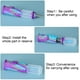 thumbnail image 4 of Paquete de 2 - Cigarrillos de silicona - Colores aleatorios Adepaton WRLF-571, 4 of 7