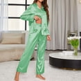 thumbnail image 6 of Hwmodou Womens Pajama Outfits Sets Womens Long Sleeved Pajamas Soft Button Loungewear Pajamas And Casual Suits Fall Winter Pj Outfit, 6 of 8