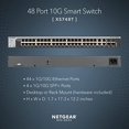 thumbnail image 4 of NETGEAR ProSAFE XS748T - switch - 48 ports - smart - rack-mountable, 4 of 10