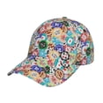 thumbnail image 1 of Kdxio Casquette de Baseball Imprimée Chips de Casino Colorés avec Sangle Réglable pour Hommes & Femmes Chapeau Papa Snapback, 1 of 6