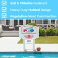 thumbnail image 5 of SWIMLINE Pool Basketball Hoop Poolside Game COOL JAM Heavy Duty With Metal Rim For Kids & Adults, Swimming Splash Hoops Games With Midsize Water Basketball, Toy For Pools, Outdoor Summer Hoops 9195M, 5 of 9