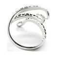 thumbnail image 5 of Guodhu Octopus Tentacle Claw Sea Ocean Open Ring Titanium Steel Scary Horror Goth Ring for Men Women, 5 of 6