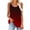 tank tops for women plus size-Wine, variant on Homenesgenics Tank Tops for Women under $5 Fashion Women's Spring/Summer Casual Round Neck Sleeveless Top Tank Top Blue XXL