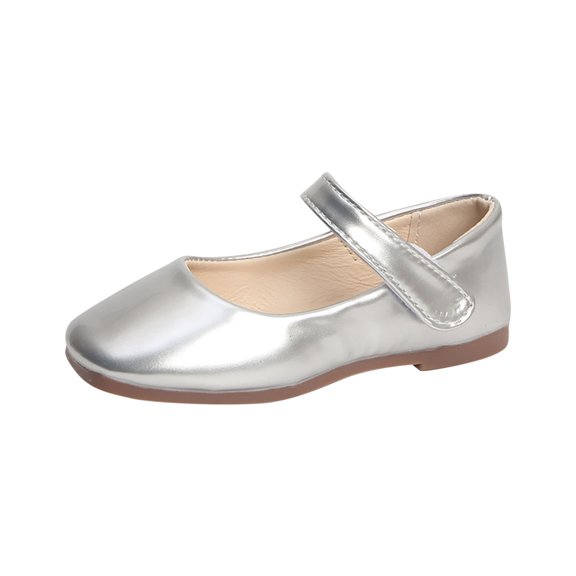 Owordtank Girls Dress Shoes Princess Flower Girl Kids Mary Jane Ballet Flats School Wedding Party Church School Outdoor Girl Shoes