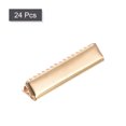 thumbnail image 3 of Unique Bargains Belt Buckle End Tips, 30mm Ribbon Crimp Clasps for DIY Light Golden 24Pack, 3 of 6