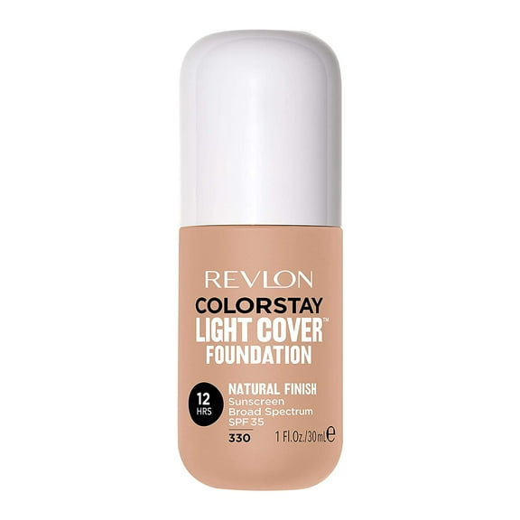 Revlon ColorStay Light Cover Foundation, Natural Tan 330, SPF 35, 1 fl oz (2 pack)