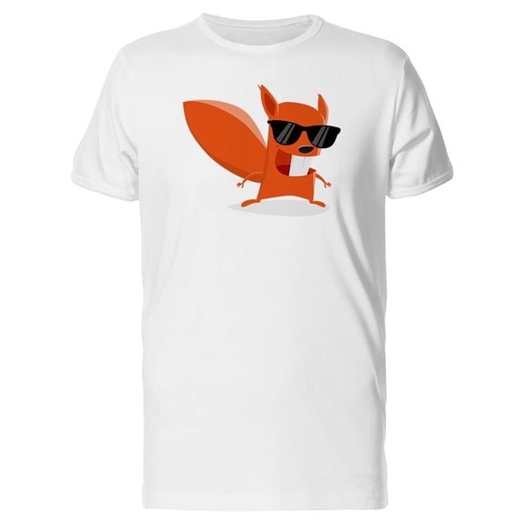 Funny Red Squirrel Tee Men's - Men T-Shirt, Medium