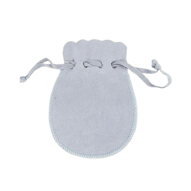 Mini bolsa con cordón de 50 Uds., bolsas de regalo portátiles elegantes, bolsas de joyería de operación Simple, embalaje organizador para el Ropa, zapatos y accesorios Miscelánea Gris 1 Minnieouse AP018070-04