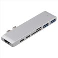 thumbnail image 2 of 7 in 1 Dual USB Type C Hub USB Type C Adapter A, 2 of 5