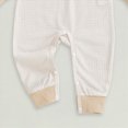 thumbnail image 4 of CAUYDY Baby Boys Romper Newborn Clothes Fall Winter Preemie Long Sleeve Bodysuit Infant Boy Pajamas Toddler Sleepwear 6 9 12 18 Months Beige for Sizes 12-18 Months, 4 of 6