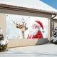 thumbnail image 5 of Christmas Door Cover Decoration Santa Claus Gift Delivery Door Cover Holiday Party Feeling Background, 5 of 7