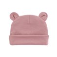 thumbnail image 1 of Gorro de bebé para niños y niñas, gorro de bebé para bebés recién nacidos, gorro pequeño con orejas de bebé, doble capa, cálido, de 0 a 1 años, 1 of 6