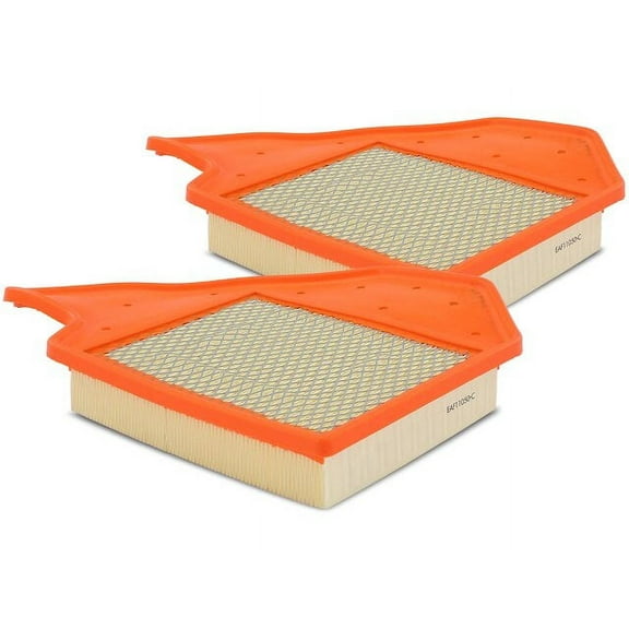 Engine Air Filter Set 2 - Compatible with 2011 - 2016 Chrysler Town & Country 3.6L V6 2012 2013 2014 2015