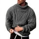 thumbnail image 5 of Suéter de cuello alto torcido casual de moda europea y americana de otoño e invierno para hombre suéter de hombre, 5 of 5