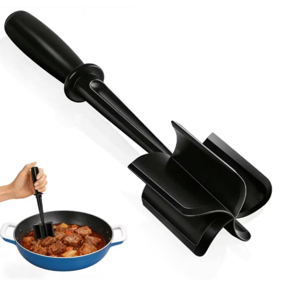 Manual Meat Grinder | One-Piece Handheld Mincer | Lightweight Kitchen Tool for Hamburger, Turkey & Beef | Easy-Clean, Rust-Proof | Simple Summer Gift
