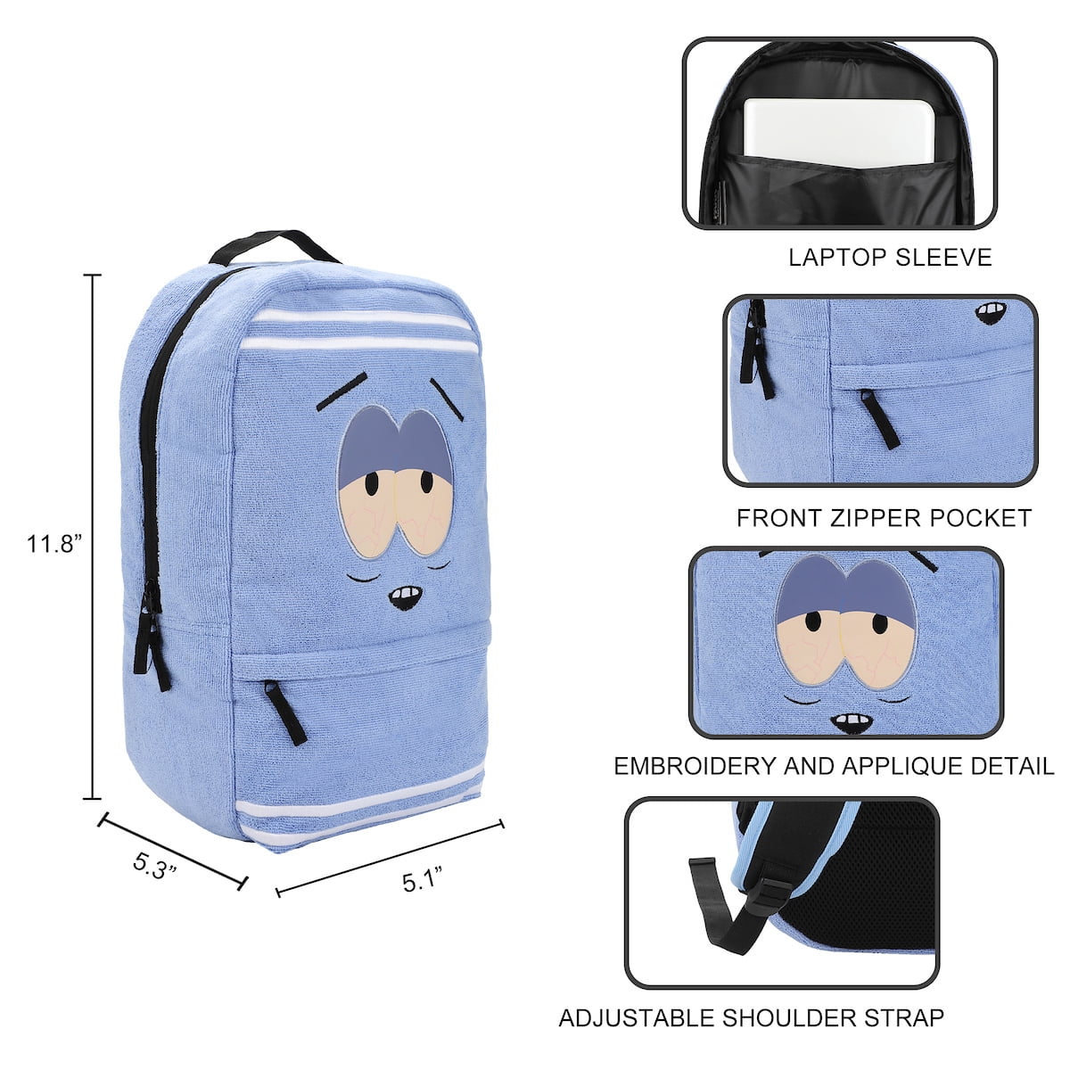 South Park Towelie 11.8” Character Backpack