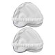 thumbnail image 1 of 2pcs Knee Pillow Cover Elastic Strap With Zipper Leg Pillowcase Soft Breathable-In Stock, 1 of 4