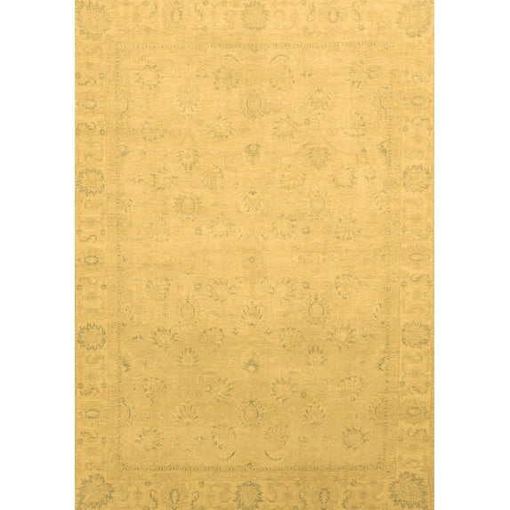 Ahgly Company Indoor Rectangle Abstract Brown Modern Area Rugs, 6' x 9'
