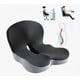 thumbnail image 2 of Juego De Almohadas De Soporte Lumbar De Cojín De Asiento Modelo Gris, 2 of 4