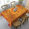thumbnail image 6 of Thanksgiving Tablecloth Rectangle Table Cloth Washable Rustic Checkerboard Table Cover for Decoration Kitchen Dining Room 60x84 Inch, 6 of 6