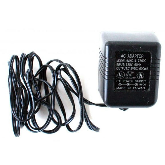 Mkd-4175600 7.5v 600ma ac adaptor/power supply
