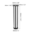 thumbnail image 2 of Uxcell Furniture Leg, 4Pcs 12 Inch Adjustable Drawer Legs with Screws, Silver Tone, 2 of 6