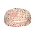 thumbnail image 2 of Motion Adornment Sweatband 15 In Both Men And Women Can Stretch Breathable Soft Perspiration For Hiking Walking Running Exercise Rose Gold Foil Leopard Print_42, 2 of 8